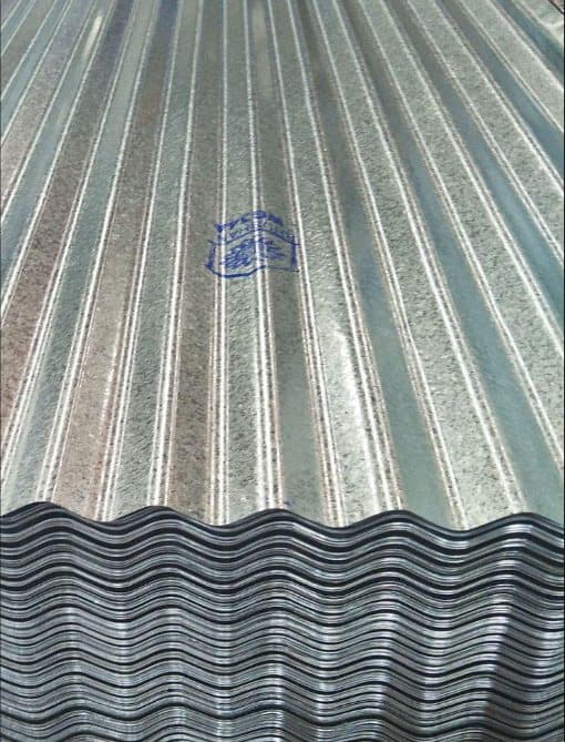 Galvanised corrugated GI roofing sheets